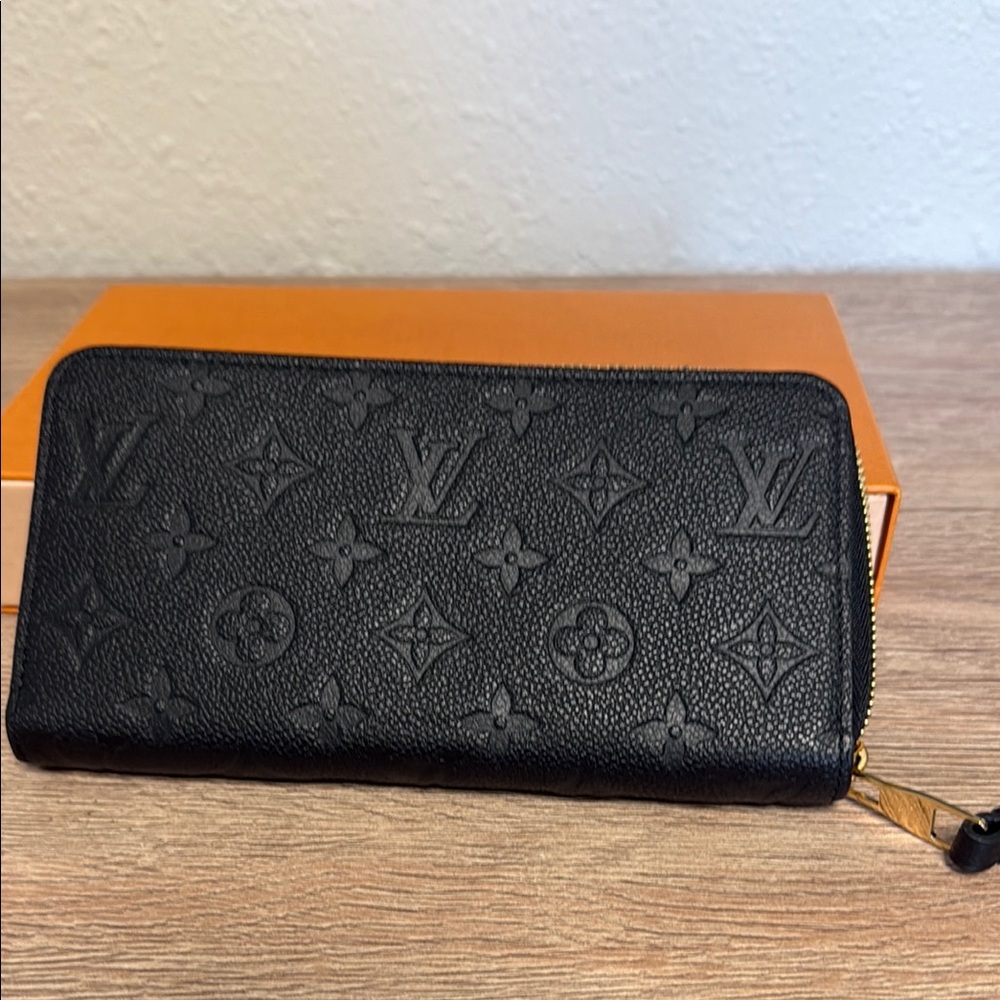 Louis Vuitton Monogram Black Wallet